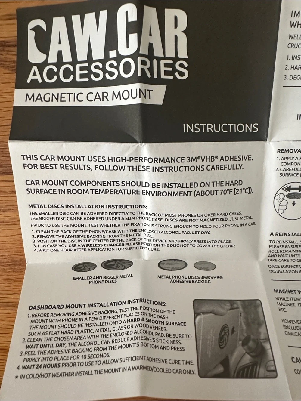 Caw.Car Accessories Magnetic Car Mount Phone Holder